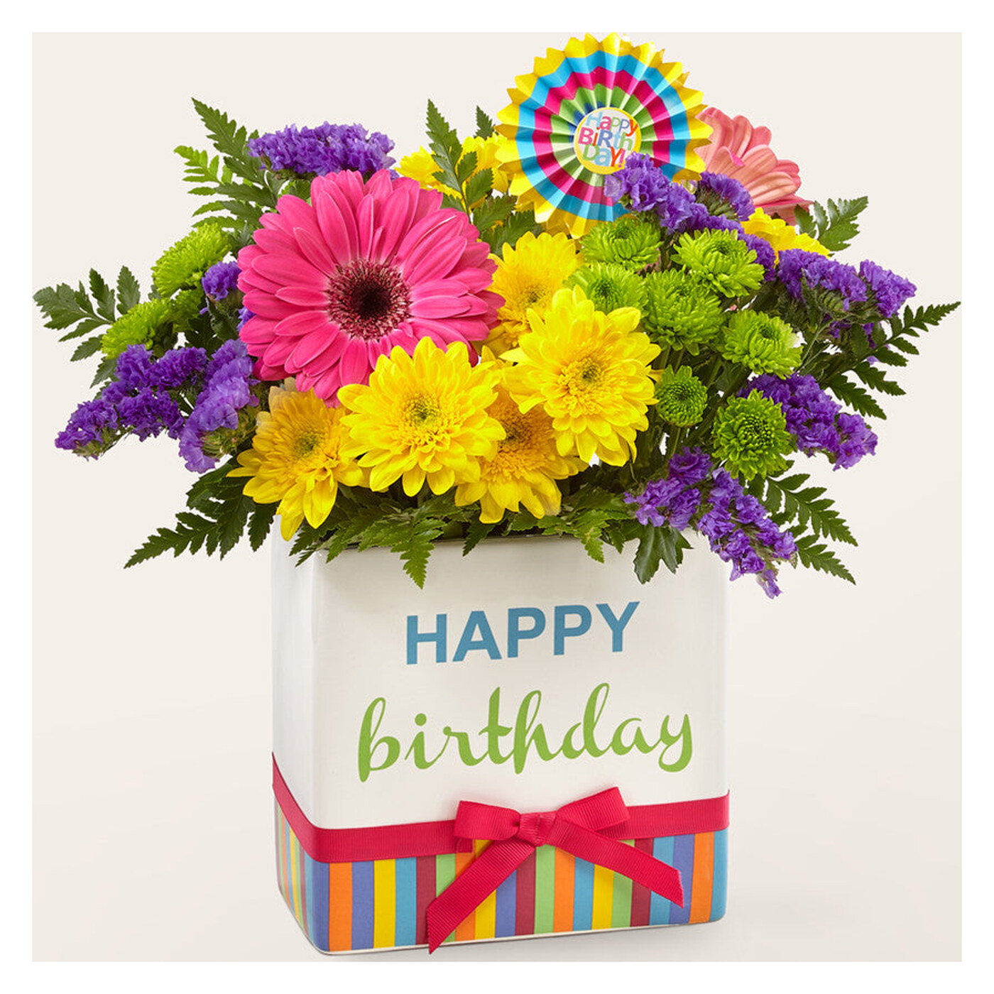 Birthday Brights Bouquet flower arrangement