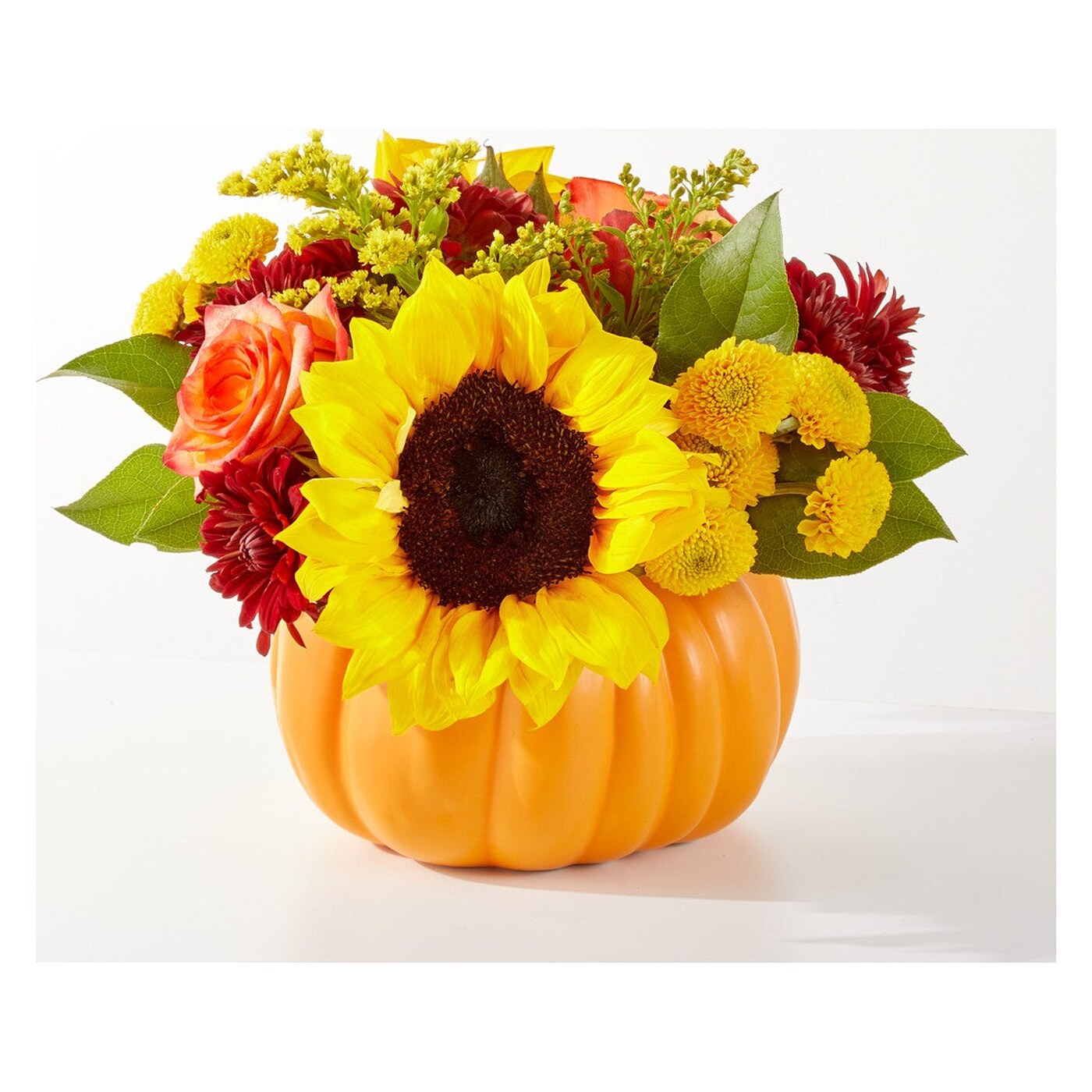 Golden Gourd Pumpkin Bouquet flower arrangement