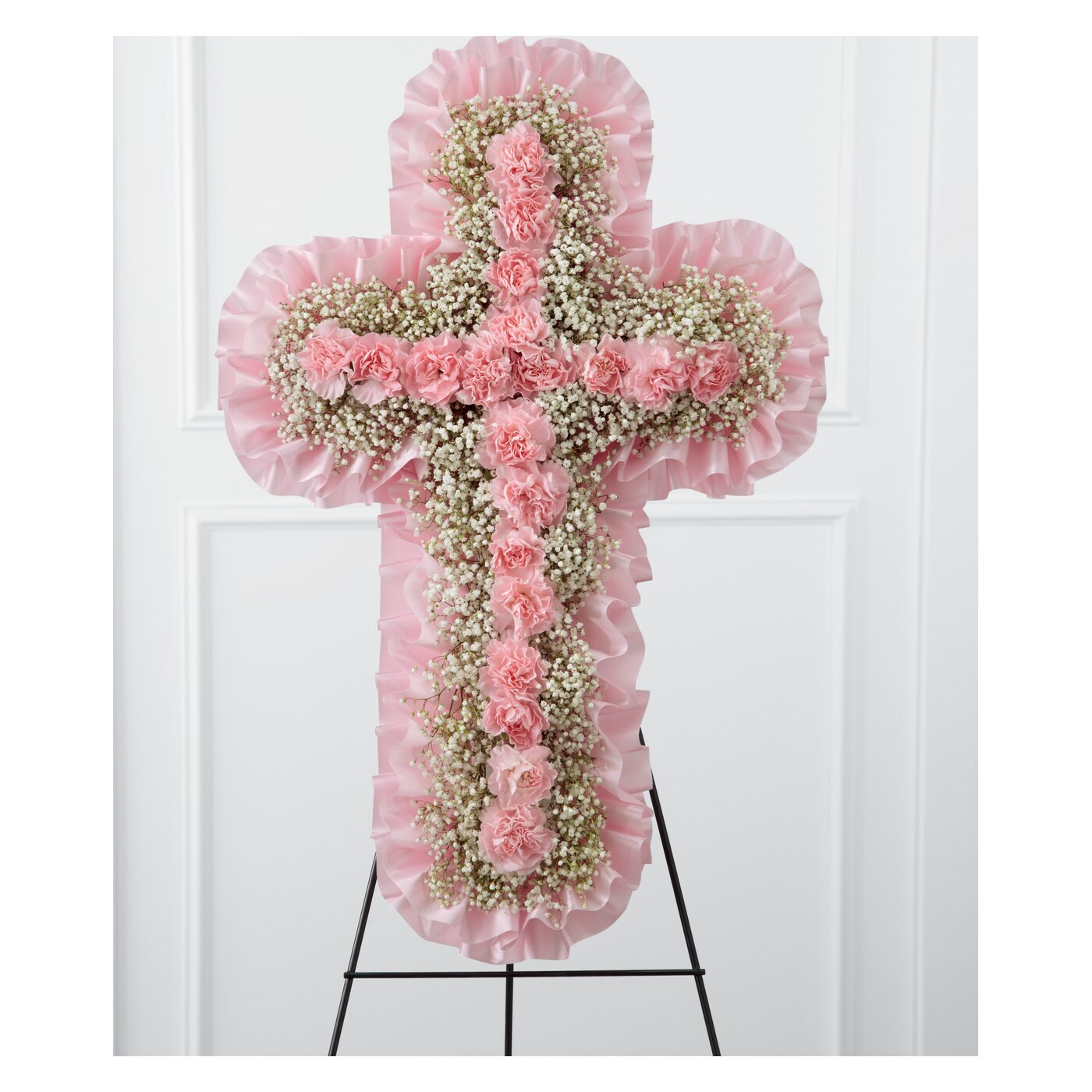 Angel's Cross Easel flower arrangement