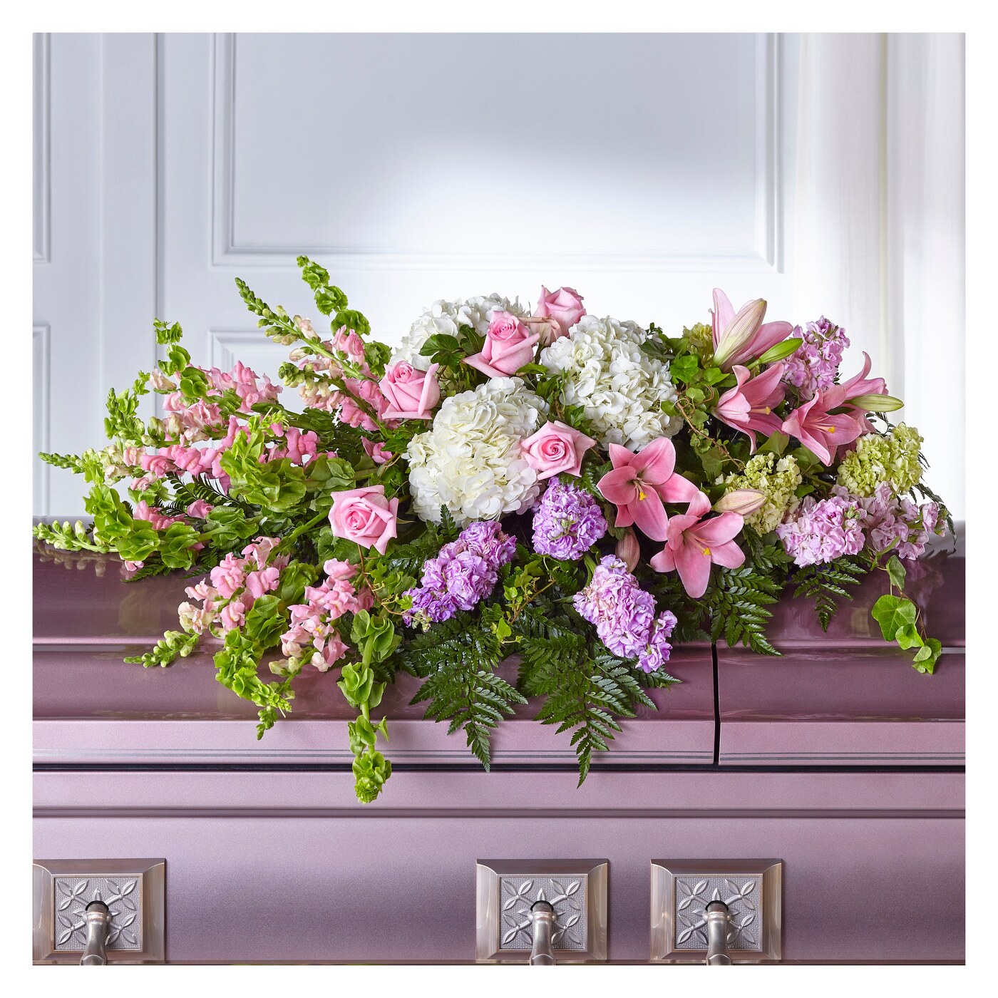 Life's Gratitude Casket Spray flower arrangement